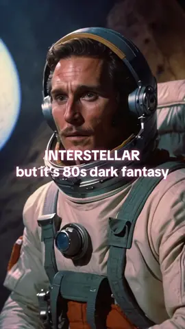 Fantasy Friday, Interstellar as an 80s dark fantasy #space #stars #creatorsearchinsights #astronaut #interstellar #darkfantasyfriday #fantasyfriday 
