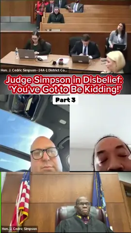 Judge Simpson in Disbelief: 'You've Got to Be Kidding!' #crimetok #courtroom #court #judge