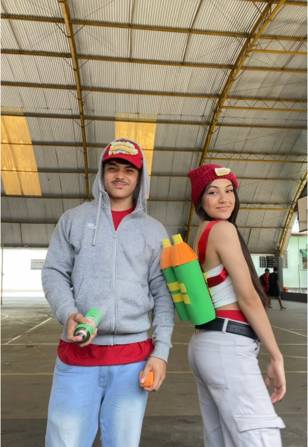 meu par ❤️ #halloween #cosplay #amor #casal #subwaysurfers 