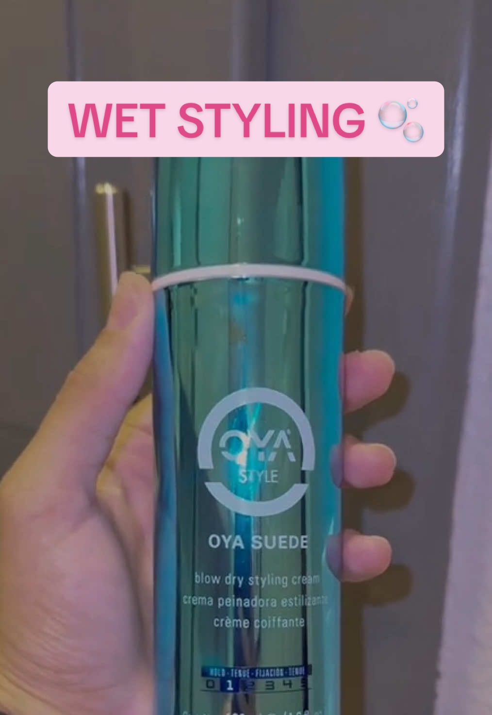 Post-shower hair care w/ @K + OYA Beauty💧🫧 #OYA #OwnYourArt #hairtok #beauty 