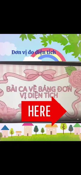 Bảng đơn vị đo diện tích #hot  #hocsinhtieuhoc #lớp5 