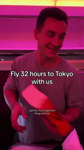 Fly 32 hours with us to Tokyo ✨✈️ #fyp #foryou #tokyo #couples 