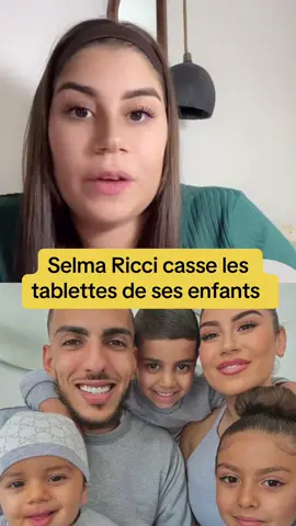 Selma ricci decide de casser les tablettes et ecrans de ses enfants #selmaricci #selmasofiane #educationenfant 