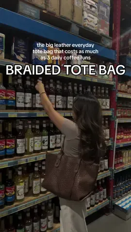 then you could start making it at home and buy another leather tote bag that’s girl math ☕️ #tiktokshopfinds #bagtok #totebag #leatherbags #affordablebags #affordablefashion #blackfriday #tiktokshopblackfriday #shopping #blackfridayfinds #tiktokshopping 