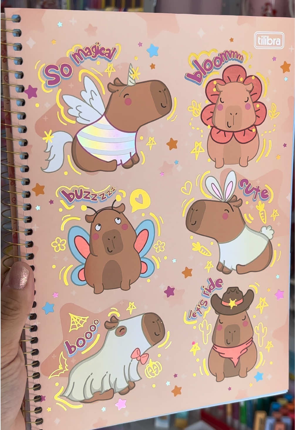 Coleção 2025 Capivara Capyclub 😍❤️ #papelaria #papelariafofa #papelariabelem #cadernocapivara 