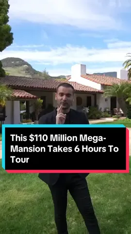 This $110 Million Mega-Mansion Takes 6 Hours To Tour #billionaire #mansion #housetour 