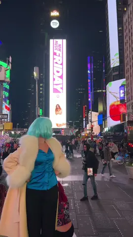 TIMES SQUARE MEETS AQUAMARINE 🧜🏼‍♀️🧜🏼‍♀️🧜🏼‍♀️🧜🏼‍♀️🩵🩵🩵💙💙💙⚓️⚓️🪄🦪🦪🪞🪞😍😍😍😍