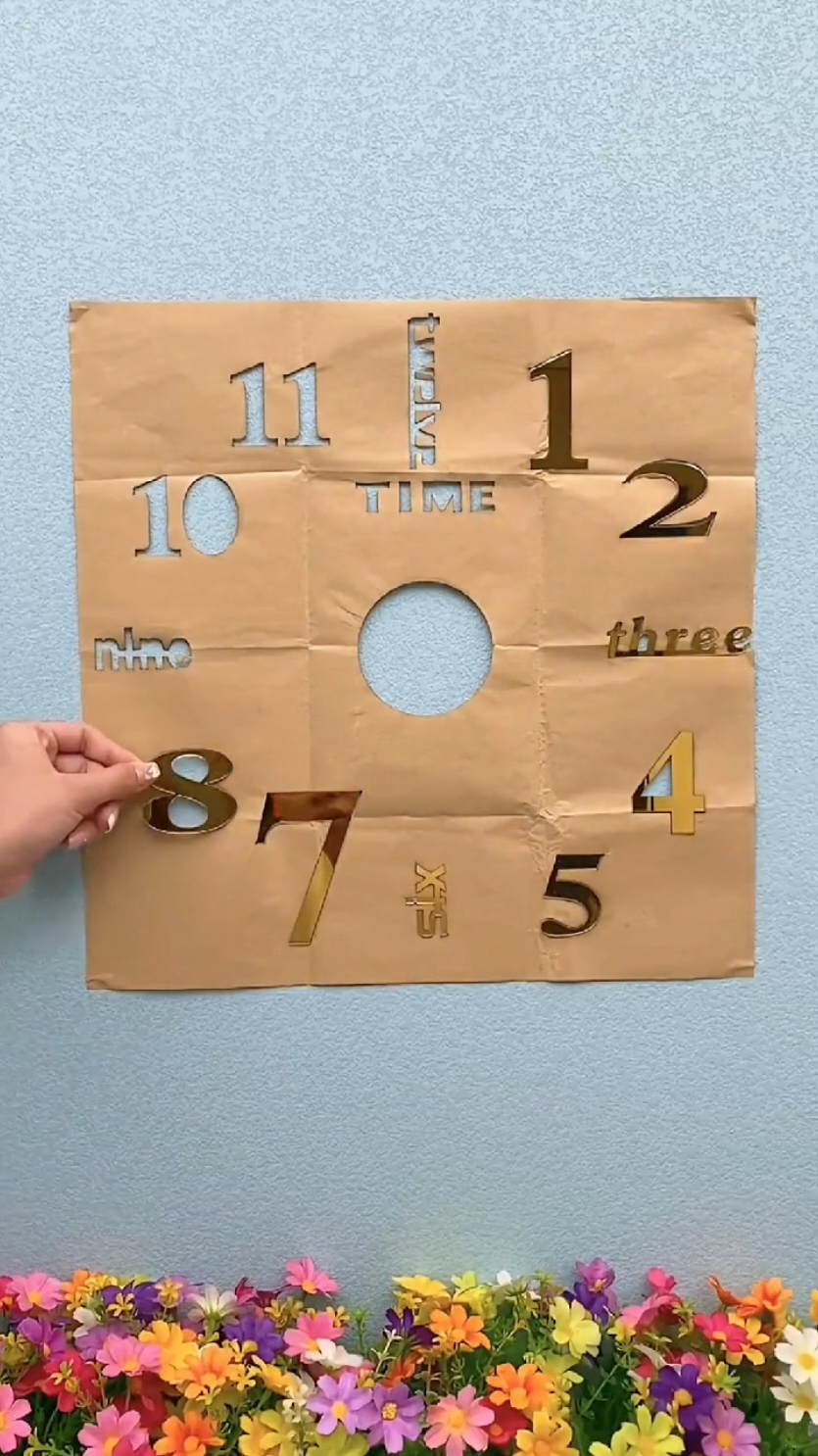 Internet celebrity creative digital DIYwall clock living room home quartzclock wall non-punched acrylic clock#livingroomwallclockrecommendation #networkcelebrityclock  #3Dstereoclock  #SecretIngredientOnVi #SecretIngredientOnViu 