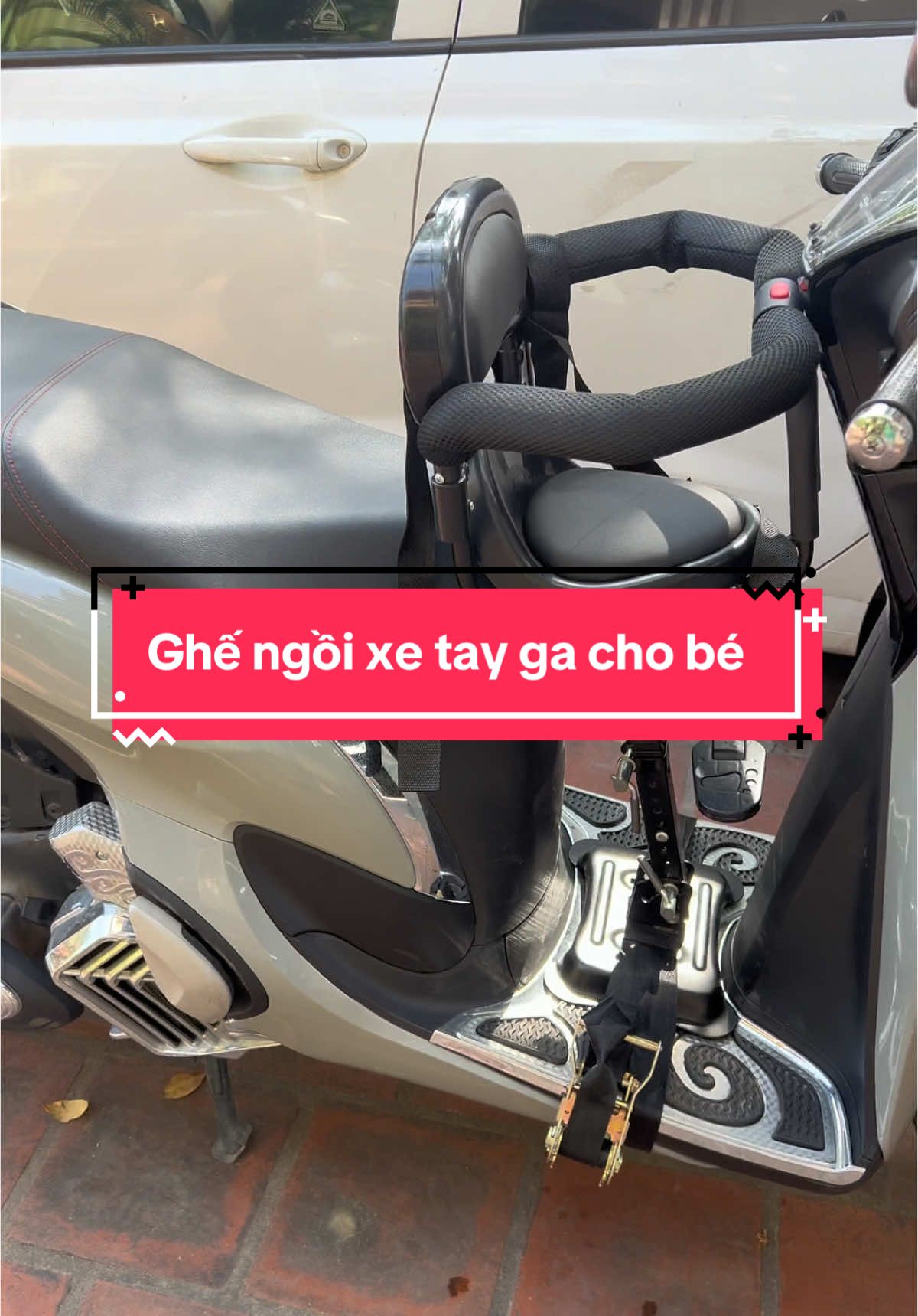 Ghế ngồi xe tay ga cho bé. Phù hợp mọi loại xe, giá luôn tốt 🥰 #ghengoixemaychobe #giadinhgau88 #xuhuongtiktok 