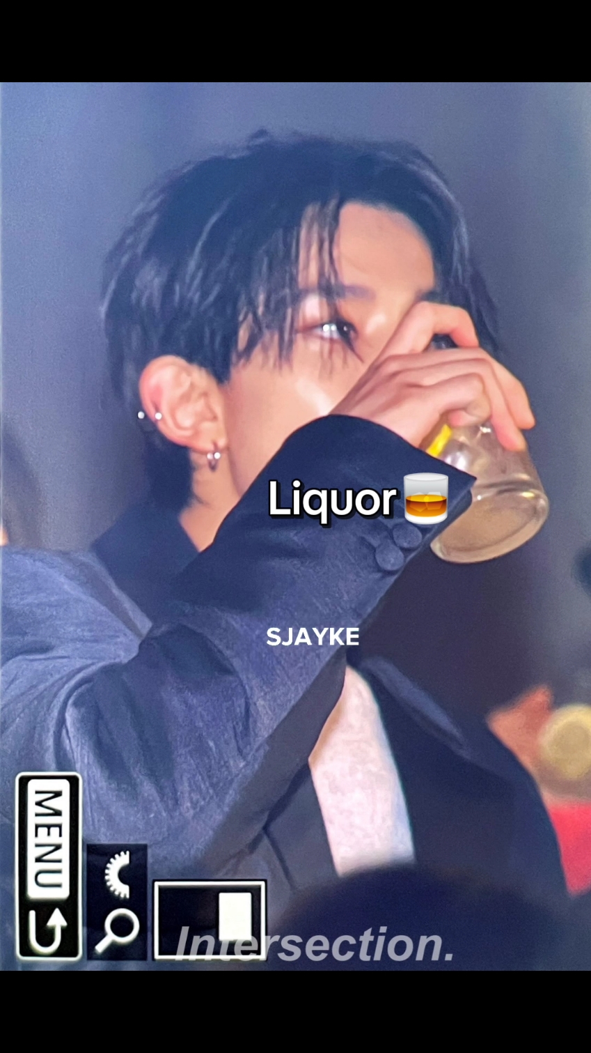 member's choice of drink  enhypen while at the event ECHOES IN PRADA #enhypen #fyp 