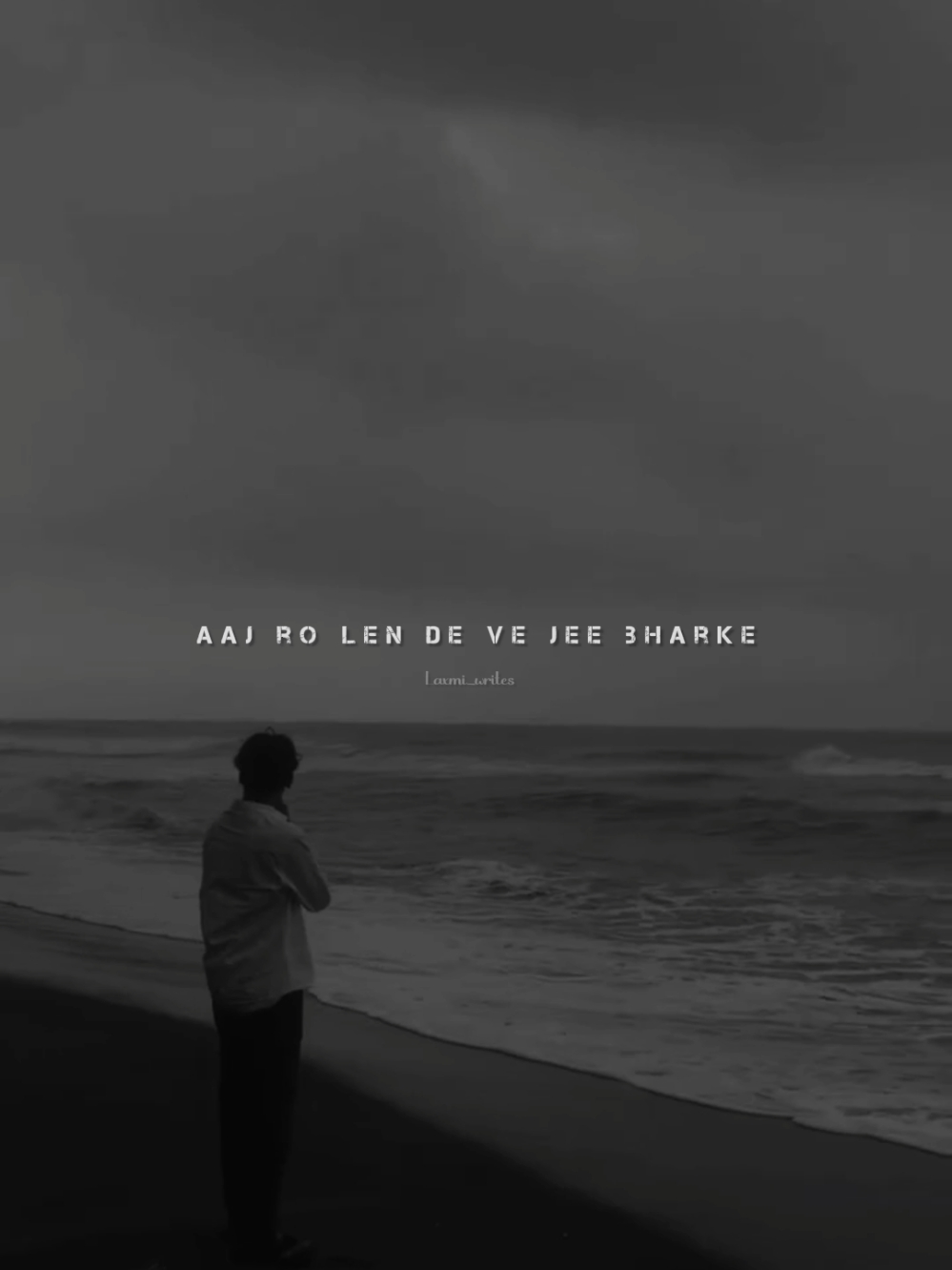 Aaj Ro Len De Ve Jee Bharke.. 🥺✨ #growmyaccount #fypシ #songs #foryoupage #laxmi_writes #trending #romanticsong #video #aesthetic #viral 