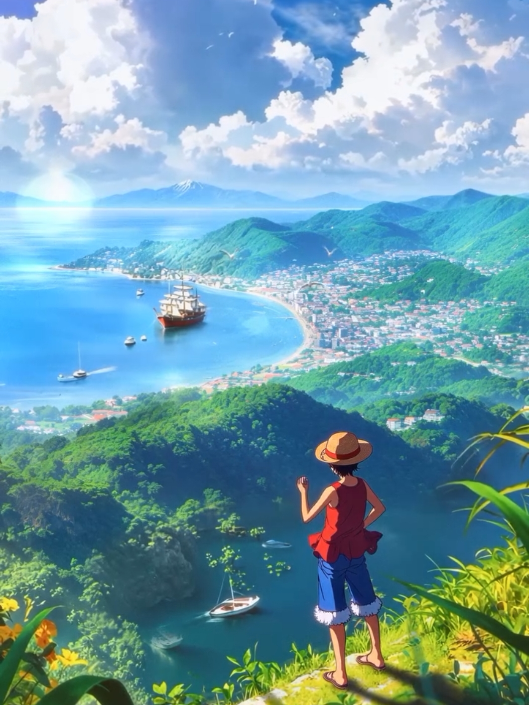 LUFFY ♥️ #onepiece #luffy #wallpaper #livewallpaper #fondodepantalla #animewallpaper #animeedit #anime 