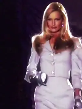 #karenmulder & #shalomharlow for atelierversace spring 1995