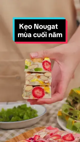 Cứ cuối năm là phải có Kẹo Nougat 🥰 #bepcuameonici #onici #nougat #keohanhphuc #keonougat 