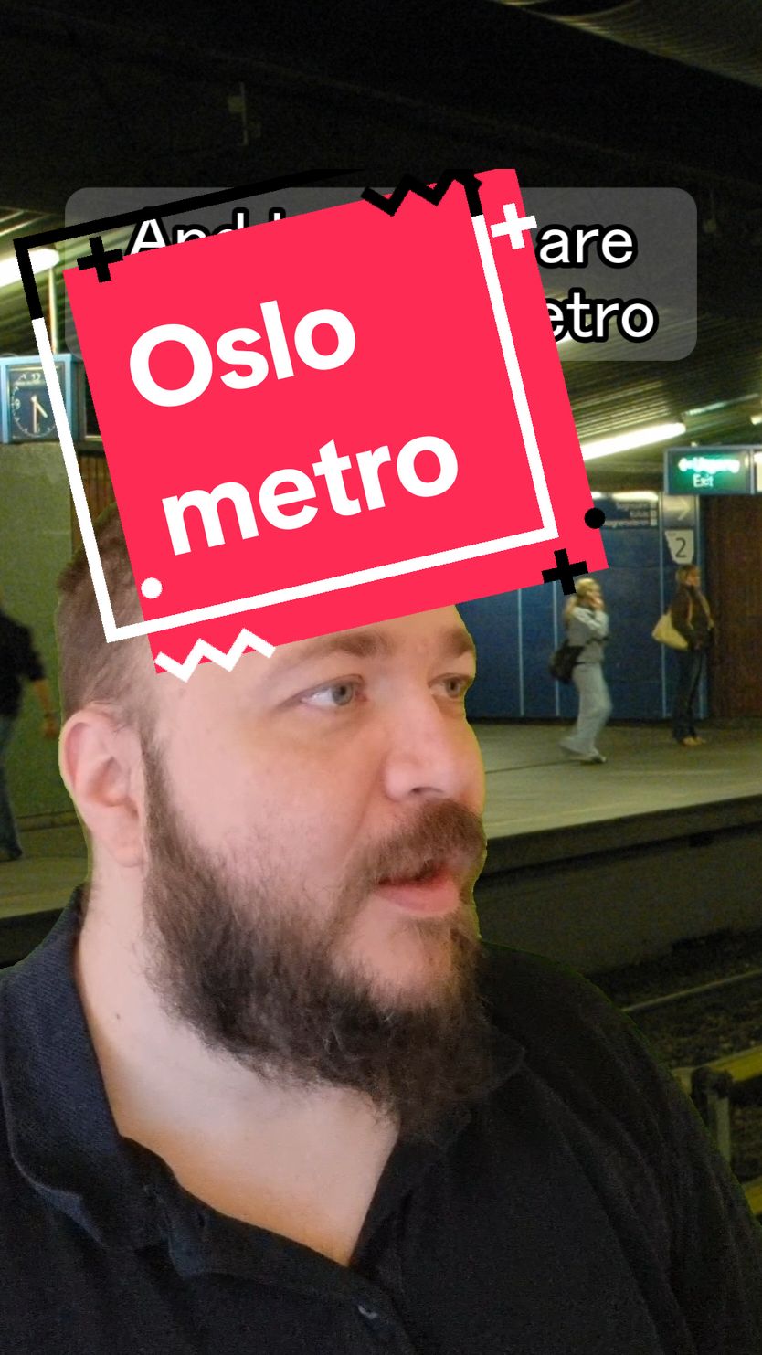 Oslo metro #nordic #norway #norge #oslo #metro #trains 