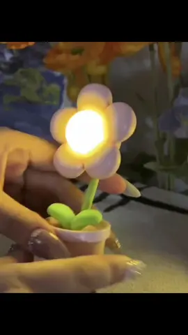 Đèn ngủ chậu hoa mini nè #meothoireview  #denngucute #denngudecor #denngu #denngudeban #decorphong #duadecor #dengudecorphong#dennguchauhoa 