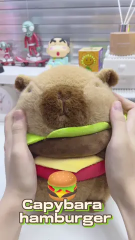 Ẻm cute lắm lun nhìn là muốn ăn 😆#xh #xuhuong #tiktok #fyp #foryoupage #viralvideo #gaubongcaocap #Capybarahamburger #review #cute #capybara #capybaratiktok #capybaralove 