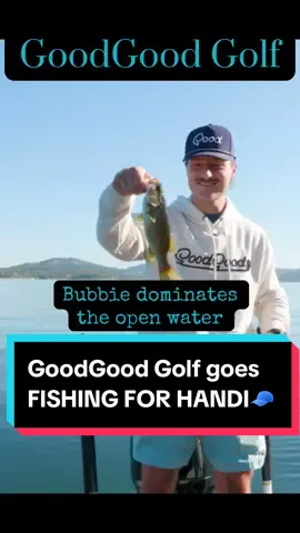 Fishing for handy🧢….❤️ #goodgood #goodgood_golf #goodgoodgolf #bubbiegolf #golftiktok #golf #gmgolf 