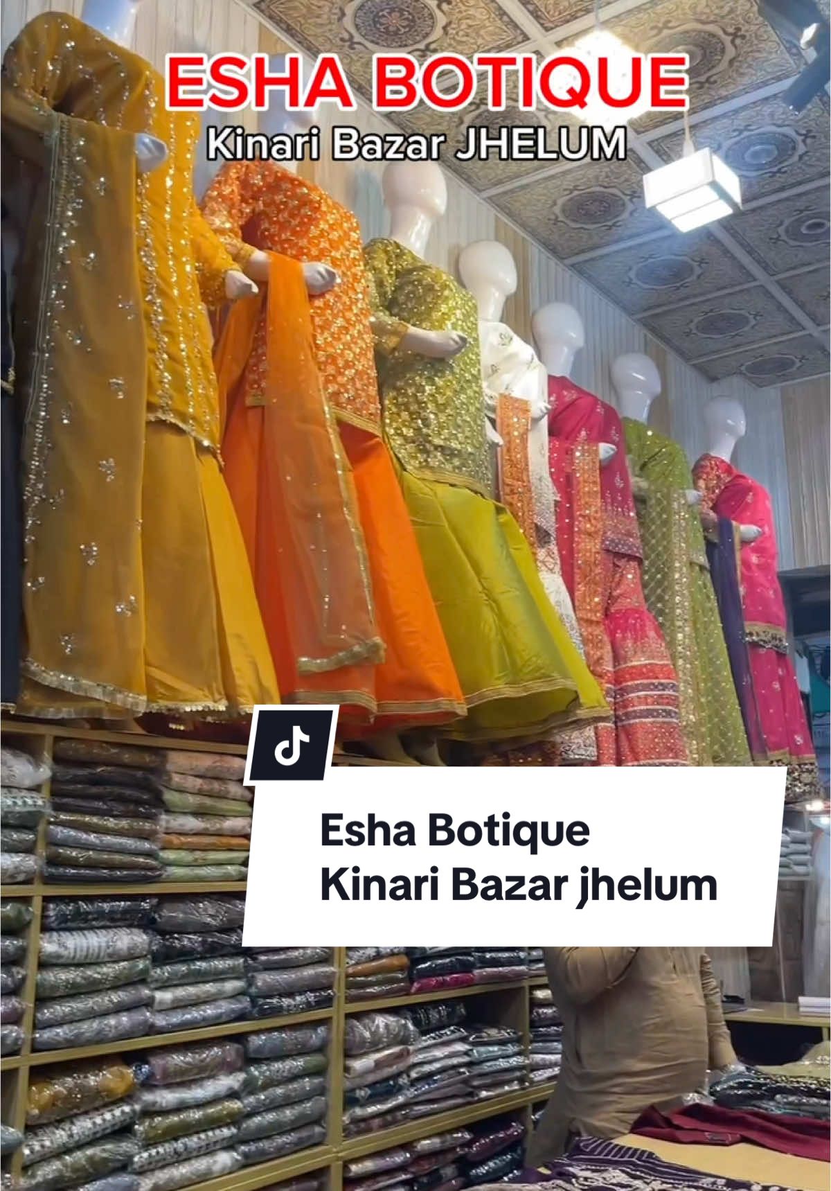 Huge Discount At ESHA BOUTIQUE ( kinari Bazar JHELUM) This boutique offers a unique collection tailored to meet diverse fashion needs. It features a wide range of ladies’ wear, including casual, formal, and semi-formal attire, perfect for various occasions. The boutique also showcases a variety of abayas, blending tradition with contemporary style, as well as an exclusive selection of western dresses. With a mix of classic and modern designs, this boutique promises something stylish for every taste. #jhelum #jhelumcrew #jhelumi #fypp #fyppppppppppppppppppppppp #trendingvideo #trending #viralvideo #viraltiktok #botique #dress #dresses #viralvideo #viraltiktok #viral_video #viralvideos #jhelumcity #saraialamgir #sarai #kharian #lalamusa #dina #mangla #mirpur #pakistan #pakistani_tik_tok 