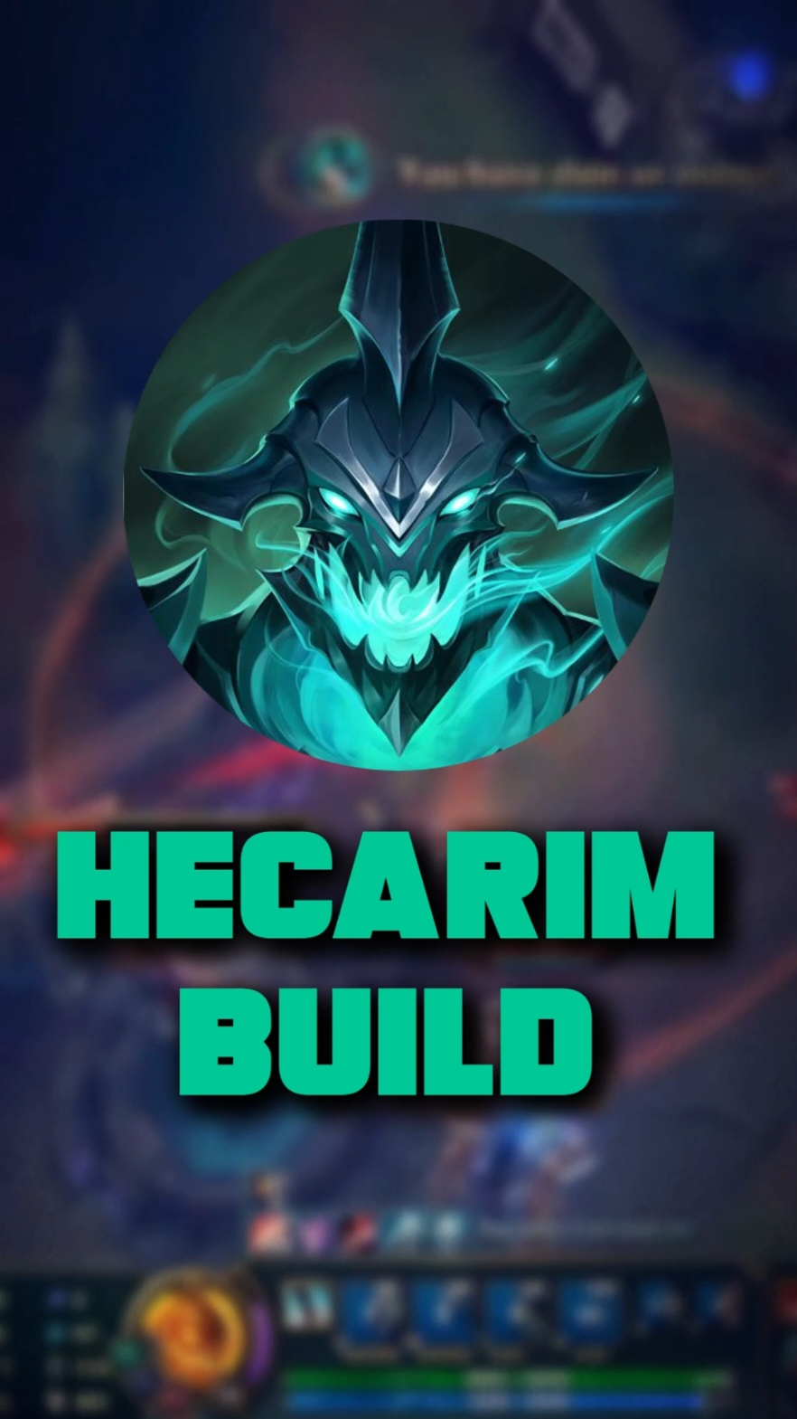 Réponse à @_matkju_ Hecarim Build #leagueoflegends #leaguetok #leaguetik #riotgames #hecarim 