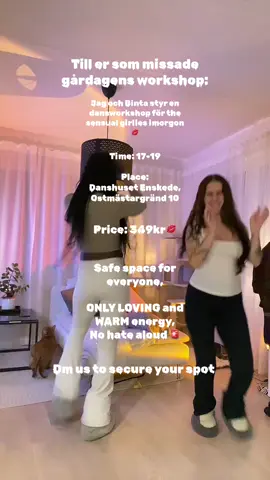STOCKHOLM BADDIES!! ITS TIME TO DANCE 💋👯‍♀️  #workshop #stockholm #danceclass #dance #whineyourwaist #confidence @Red 