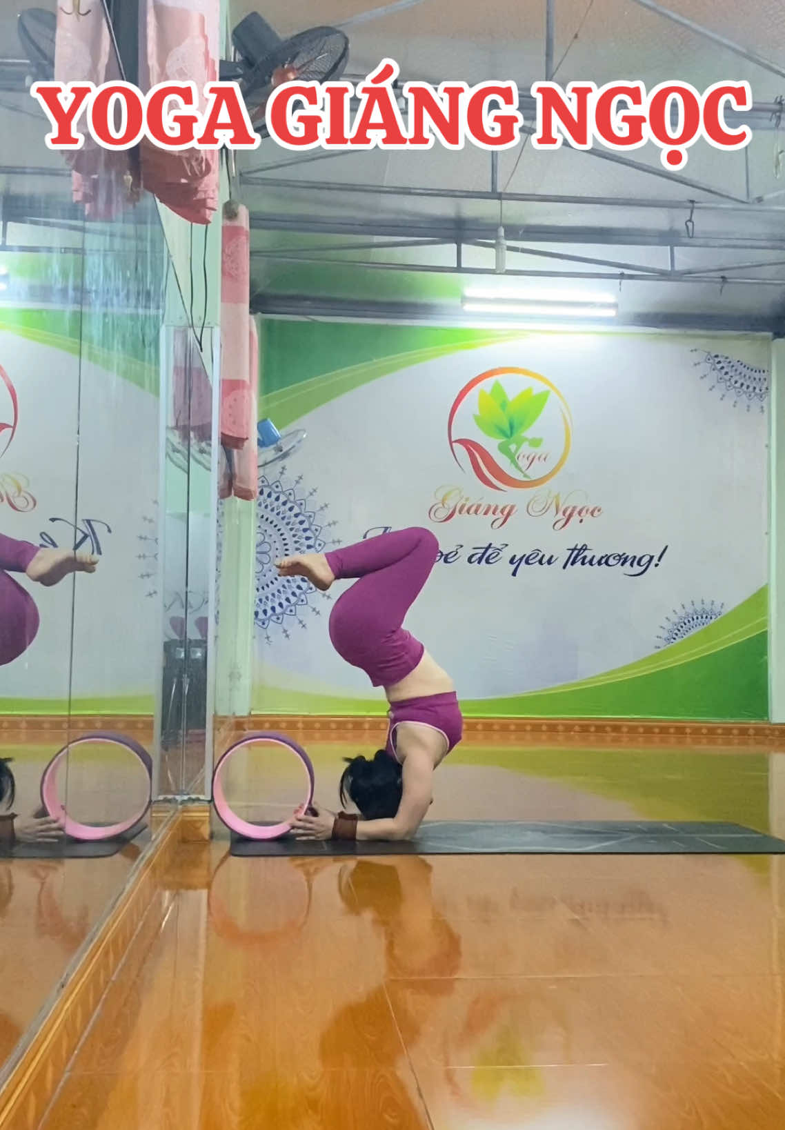 Có đường cong rồi! Kkk…#yogagiangngoc #tinvaohoitho #yoga #pincha #holloback 