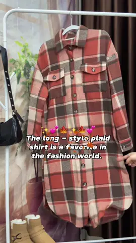 ✨🍂🍁🤩The long - style plaid shirt is a favorite in the fashion world. Whether you are working in the office or going out for fun on weekends, it can help you easily show your unique style. Don't you want to have such a fashionable and versatile item? Wearing it yourself shows elegance. Giving it to friends is a thoughtful fashion choice, and giving it to your partner is an expression of love. Don't miss it.✨🍂🍁🤩 #checkeredskirt #coat #clothes #OOTD #fashion #fall #Falloutfits #Earthtone #fallfreshness #TikTokMadeMeBuyit #spotlightfinds #spotlightfashion #fypage #dealsfordays #giftfromtiktokshop #tiktokshop #halaratiktokshop #fashiontiktok #tiktokshopbacktoschool #falldealsforyou #stockholmstyle #blackfridaysales #tiktokshopblackfriday #tiktokshopcybermonday