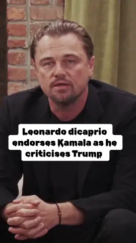 Leonardo dicaprio criticizes trump on his stand on climate change while he also endorses kamala #fyp #news #usa🇺🇸 #kamala #trump2024 #leonardodicaprio #climatechange 