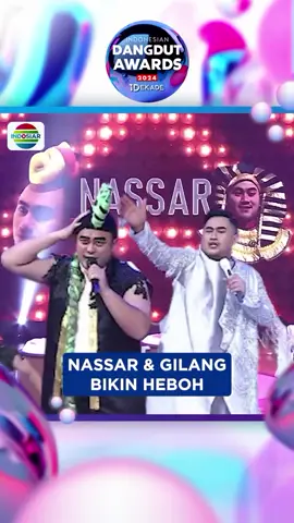 Comboooo!! King Nassar dan Gilang Dirga kalo satu panggung udah pasti pecah! 😂 #IndonesianDangdutAwards2024Indosiar #IDA2024Indosiar 