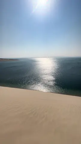 شلون المنظر بس .. ماشاءالله 😍 #قطر #العديد #سيلين #خور_العديد 