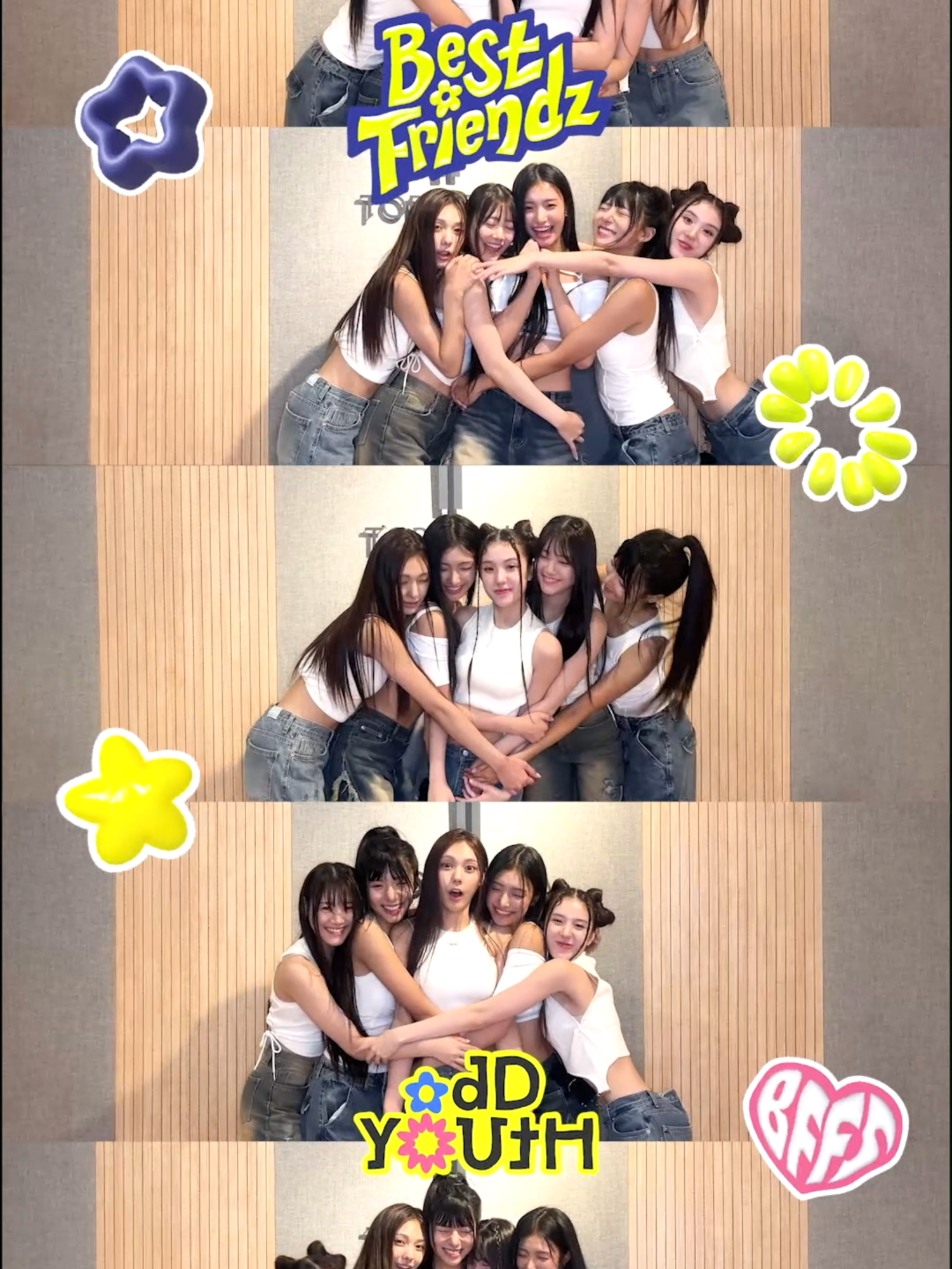 #오디즈 와 함께일때 더 빛나는 우리🫶오늘 고마워❤💛🩷💚💜 #ODDYOUTH #오드유스 #Play_with_us #BestFriendz #BFz_Challenge #찐친챌린지 #Summer #써머 #MYAH #마야 #MAIKA #마이카 #KANIE #카니 #YEEUM #예음 #ODYz