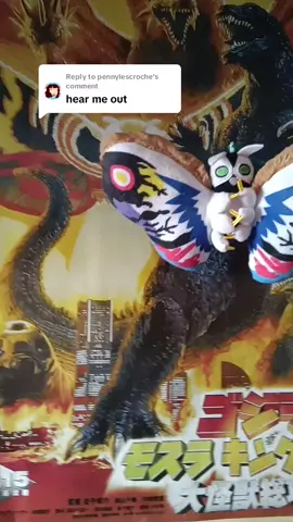 Replying to @pennylescroche Smash. Like a pumpkin on Halloween night. #Mothra #Kaiju #Godzilla #HearMeOut 