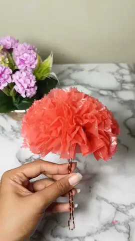 Bunga pompom dari plastik bresek #daurulang #kerajinantangan #bungapompom #fyp  #viral 