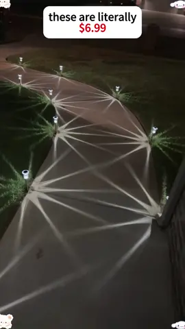 Pretty Solar powered lights, dont walk but run andgrab these! #lights #ledlights #led #light #solar#solarlights #tiktokshopbacktoschool #goodforyou 