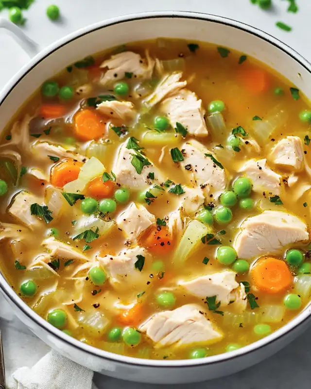 🍲 Turkey Soup 🦃 This Turkey Soup is a cozy and comforting dish, perfect for using up leftover turkey and warming you up on chilly days! 🥣✨ Ingredients: 2 tablespoons olive oil 1 medium onion, chopped 2-3 carrots, diced 2-3 celery stalks, diced 3 cloves garlic, minced 6 cups turkey broth (homemade or store-bought) 2 cups cooked turkey, shredded or diced 1 cup potatoes, diced (optional) 1 cup frozen peas (or other vegetables, like corn or green beans) 1 teaspoon dried thyme 1 teaspoon dried rosemary Salt and pepper, to taste 1 bay leaf 2 cups cooked pasta or rice (optional) Fresh parsley, chopped (for garnish) Instructions: 1️⃣ Sauté the Vegetables: In a large pot or Dutch oven, heat the olive oil over medium heat. Add the chopped onion, carrots, and celery. Sauté for about 5-7 minutes, or until the vegetables are softened. Add the minced garlic and cook for another minute until fragrant. 2️⃣ Add the Broth: Pour in the turkey broth and bring the mixture to a boil. Add the diced potatoes (if using), thyme, rosemary, bay leaf, salt, and pepper. 3️⃣ Simmer the Soup: Reduce the heat to low and let the soup simmer for about 15-20 minutes, or until the potatoes are tender. 4️⃣ Add Turkey and Peas: Stir in the cooked turkey and frozen peas. Continue to simmer for another 5-10 minutes, allowing the flavors to meld together. Adjust seasoning with salt and pepper as needed. 5️⃣ Optional: Add Pasta or Rice: If you want to include pasta or rice, stir it in at this point and allow it to heat through. 6️⃣ Serve: Remove the bay leaf before serving. Ladle the soup into bowls and garnish with fresh chopped parsley. Prep Time: 15 minutes | Cook Time: 30 minutes | Total Time: 45 minutes Servings: 6-8 servings Calorie Count per serving: Approximately 250-300 Kcal #turkeysoup #fallsoup #fallsouprecipe #leftoverturkey #leftovers #weeknightdinner #weeknightmeals #falldinner #christmasdinner #familydinner #turkeyrecipe #familygathering #EasyRecipes #fallrecipes #christmasrecipe #freerecipes #tiktokrecipe #foryoupagе #fypシ゚viral #fyp 