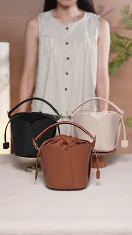 Agefree Tulip bag in all colors 🖤🤎🤍 #fyp #viraltiktok #agefree #taswanita #rekomendasitas #belilokal #taslokal #aesthetic 