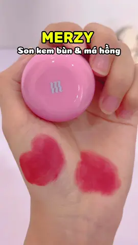 Son kem bùn kiêm má hồng 2 in 1 của MERZY mịn mướt trên môi 💄 #merzy #son #sonmoi #lips #lipstick #review #swatch #xh #fyp #camshopi #sonbun #hot 
