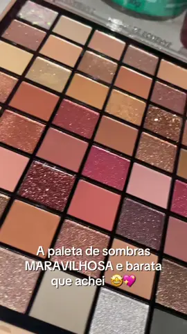 48 cores e todas são perfeitas!! Entregou demais 💖✨ #paletadesombras #maquiagem #achadinhos #makemeviral #girls #makeup 