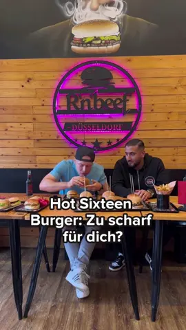 Ein weiteres Highlight meine Lieben 😎 Die geile Produktion mit @Rnbeef und dem scharfen… 🍔😋 Sie wollen uns testen 👀 #burger #rnbeef #bigm #foodarena #tasting #foodchallenge 