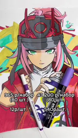 Сравнение самых дорогих и самых дешевых акриловых маркеров #арт #HSR #Rappa #раппа 