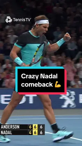 Fighter 💪 #tennis #tennistv #atptour #nadal #anderson 