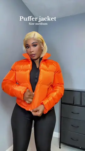 Puffer jacket fall outfit  #pufferjacket #orangejacket  #falldealsforyou #tiktokshopfinds #fallfashion #twopieceset #tiktokshopcybermonday 