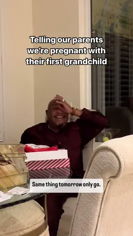 Their reaction was priceless. ❤️ #parents #pregnancyannouncement #reaction #emotional #grandparents #babyannouncement #mom #dad
