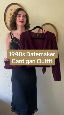 Style this 1940’s inspired datemaker cardigan from @The House of Foxy with me!💜 #vintagestyle #vintagefashion #1940s #historicalfashion #autumnfashion