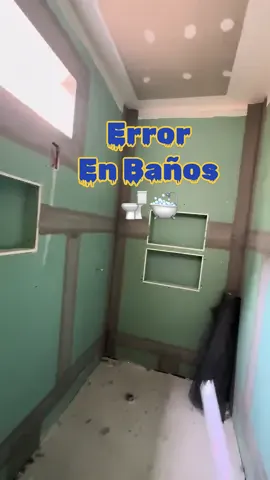 👎 El peor error al hacer un baño 🚽 de Drywall 🛑