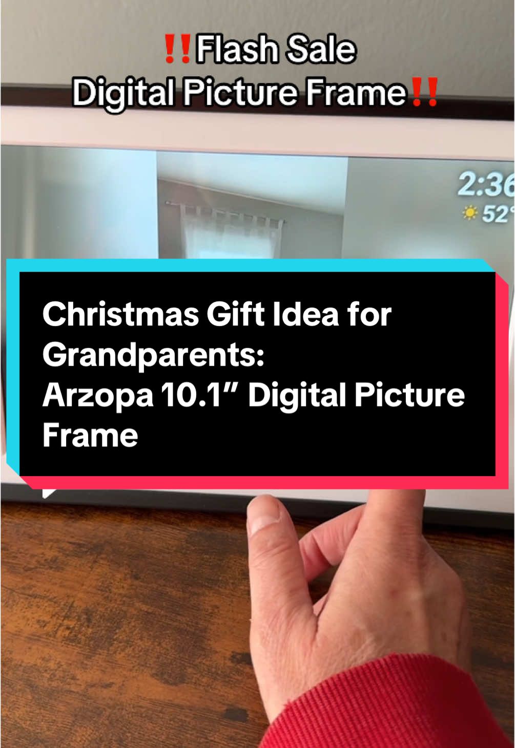 Replying to @roniow Bring your memories to life with the Arzopa 10.1” Digital Picture Frame! A great gift idea for grandparents, parents, inlaws and siblings! #digitalpictureframe #digitalframe #arzopadigitalframe #arzopa #digitalphotoframe #grandparentsgifts #grandparentgifts #grandparentgift #giftforinlaws #giftideas #christmasgiftideas #tiktokshopblackfriday #tiktokshopcybermonday 