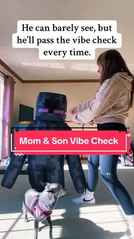 Vibe check: Mom and son edition. #momandson #vibecheck #halloweencostume #Minecraft #MomsofTikTok #boymom 