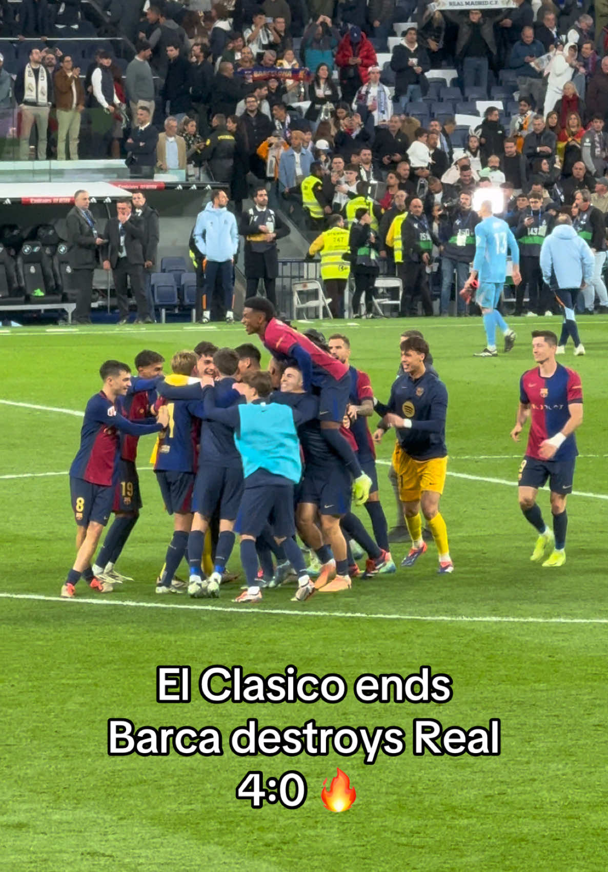 #end #ElClasico #2024 #barcelona #realmadrid #realmadridfc #madrid #halamadrid #lamineyamal #celebration #laliga #bellingham #mbappe #vinicius #2025 