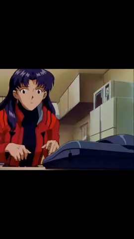 como así Misato #misatokatsuragi #evangelion #fyp 