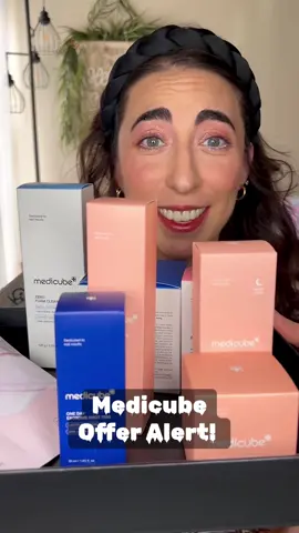 Incredible @Medicube Global offer ! Don’t miss out and head over to TikTok shop today to get all these goodies to achieve a perfect glass skin✨ #skincare #kbeauty #medicube #glassskin 